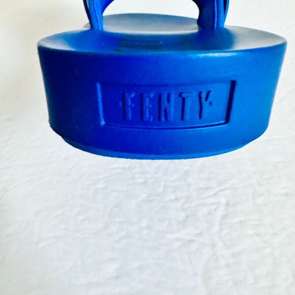 LIKE NEW PUMA X FENTY BY RIHANNA BLUE SLIDES SLIPPERS - Picture 9 of 11
